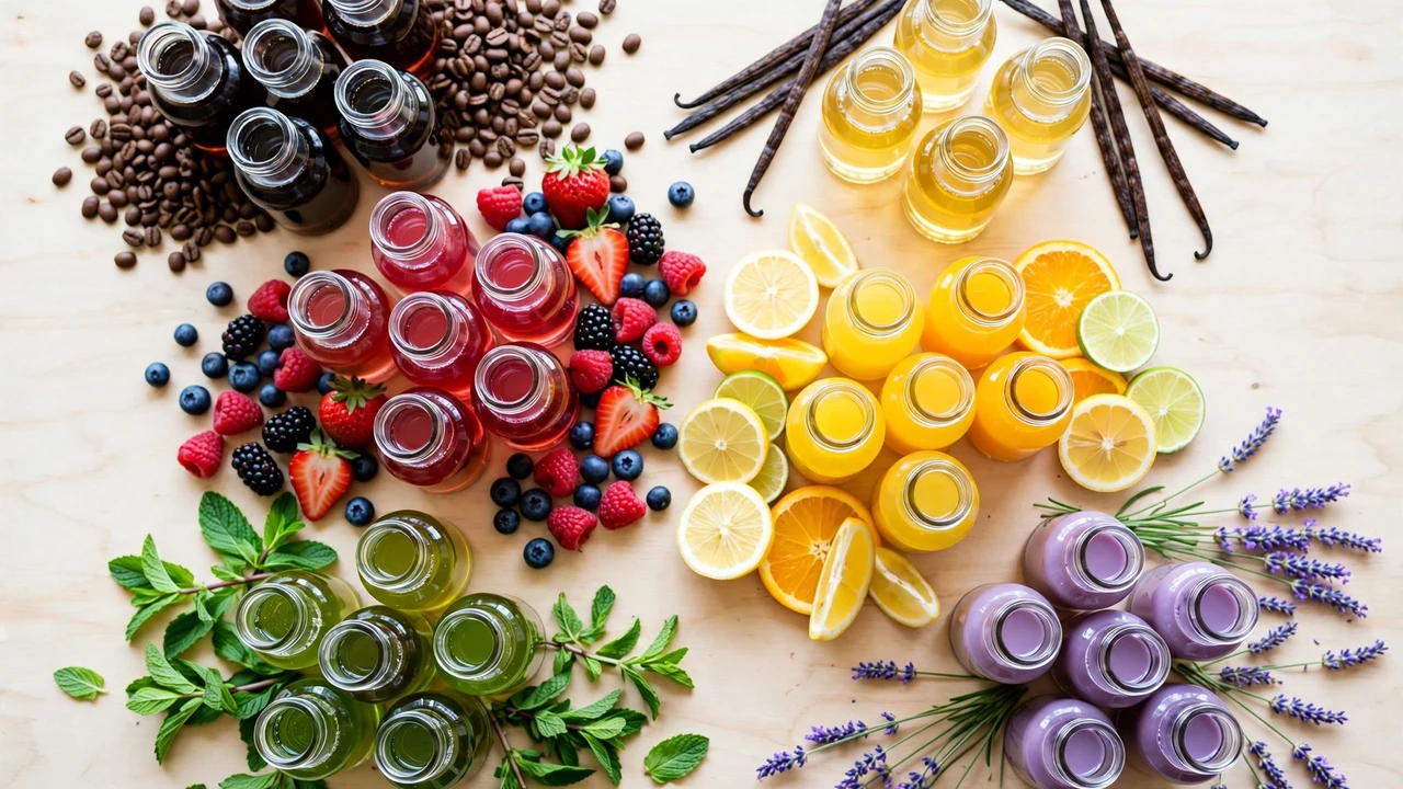 All Torani Syrup Flavors: Complete 2026 List 1 Torani syrup flavor category map showing coffeehouse, fruit, sugar free, Puremade and seasonal lines — torani syrup flavors